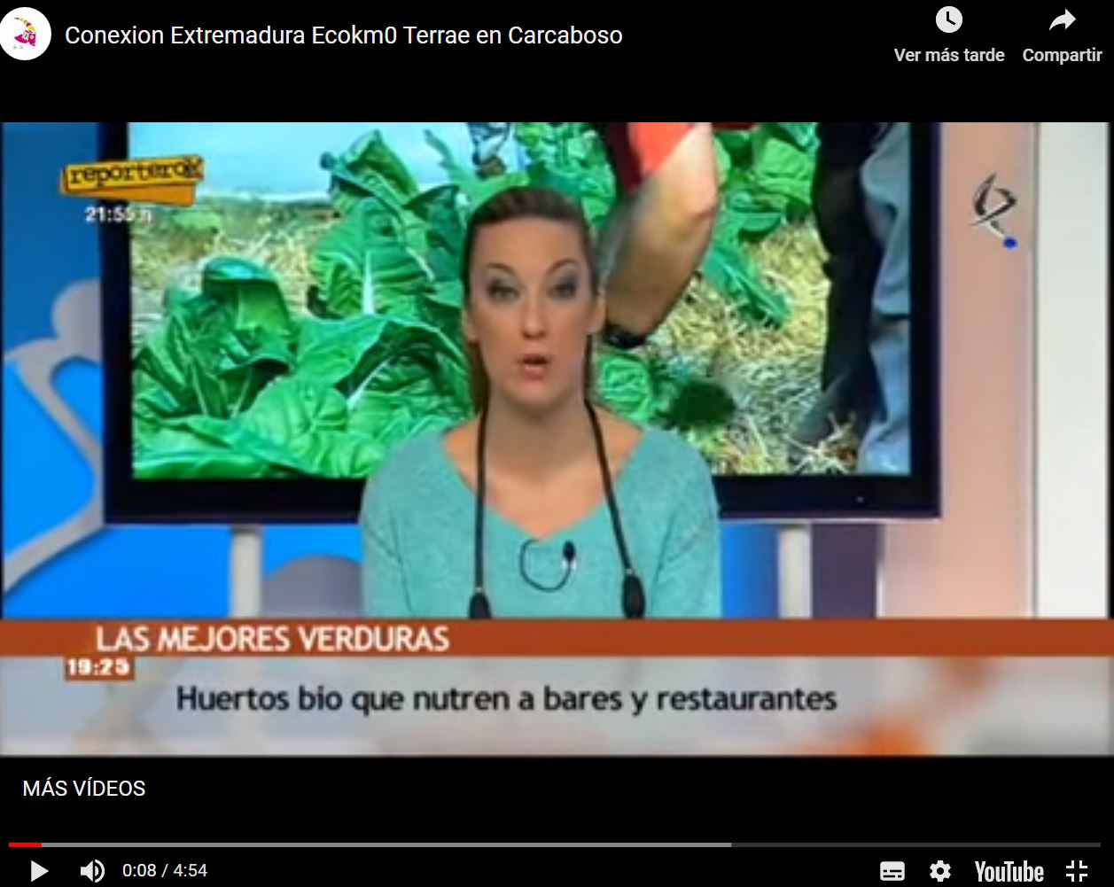 huertos que nutren bares y restaurantes en Cáceres