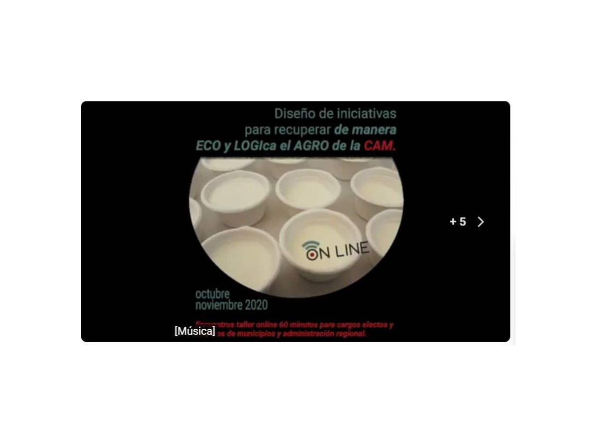Pantalla inicial de Diseño de iniciativas para recuperar de manera ECO y LOGIca el AGRO de la CAM. Taller educación ambiental agroecológica