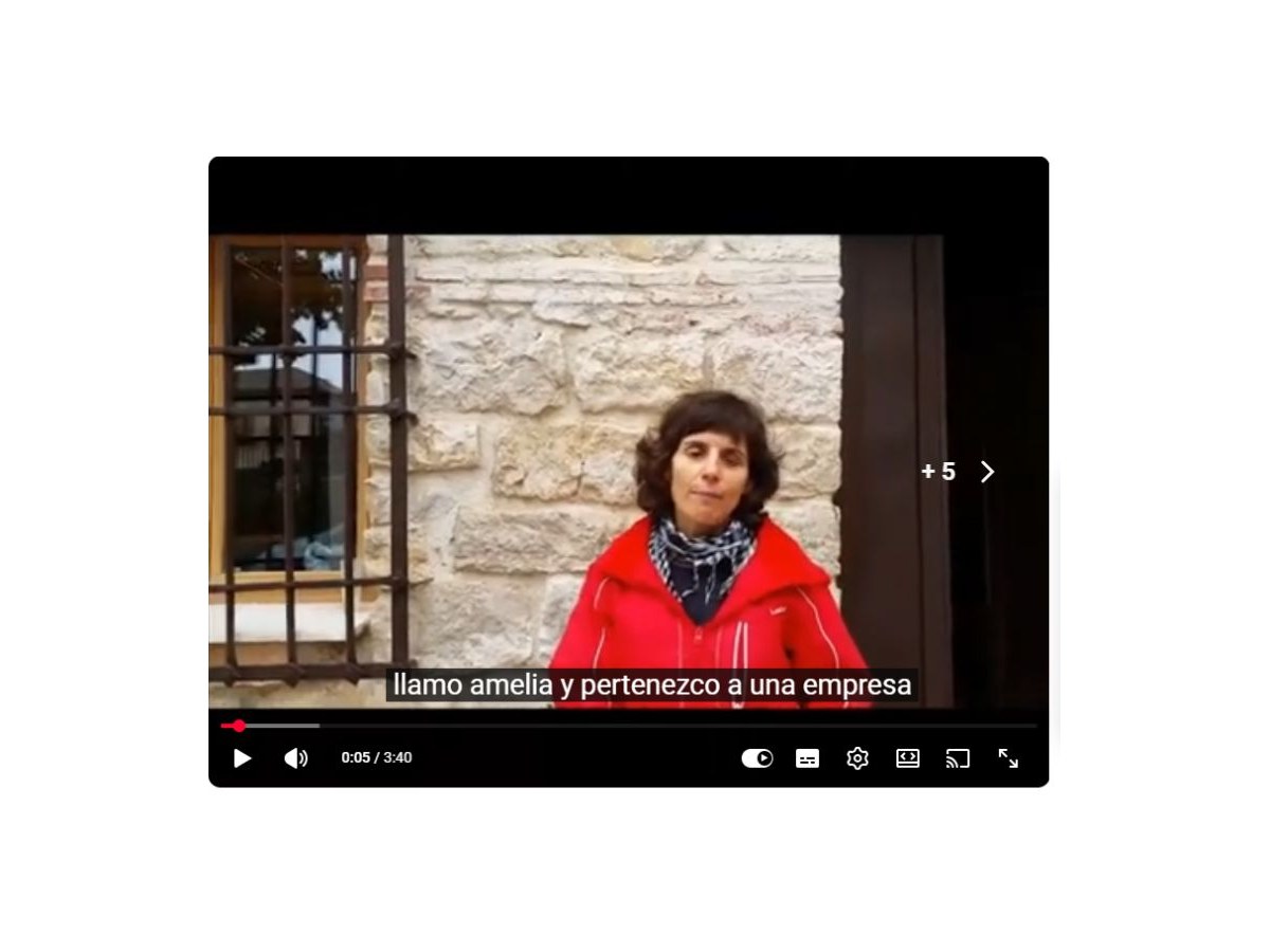 Pantalla inicial de Testimonios sobre el taller práctico de Economía Circular y Agroecología en Uceda