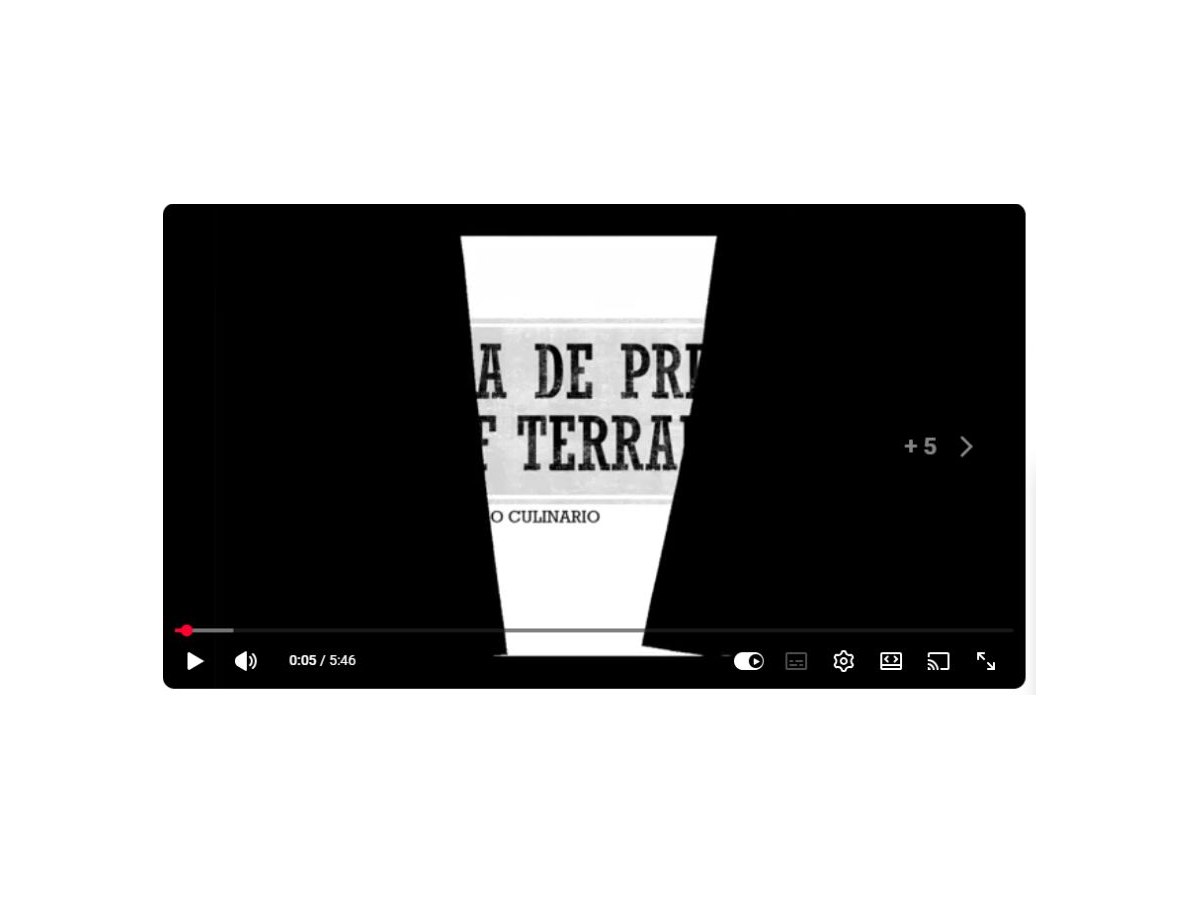 Pantalla inicial de Premios Ecochef Terrae 2021
