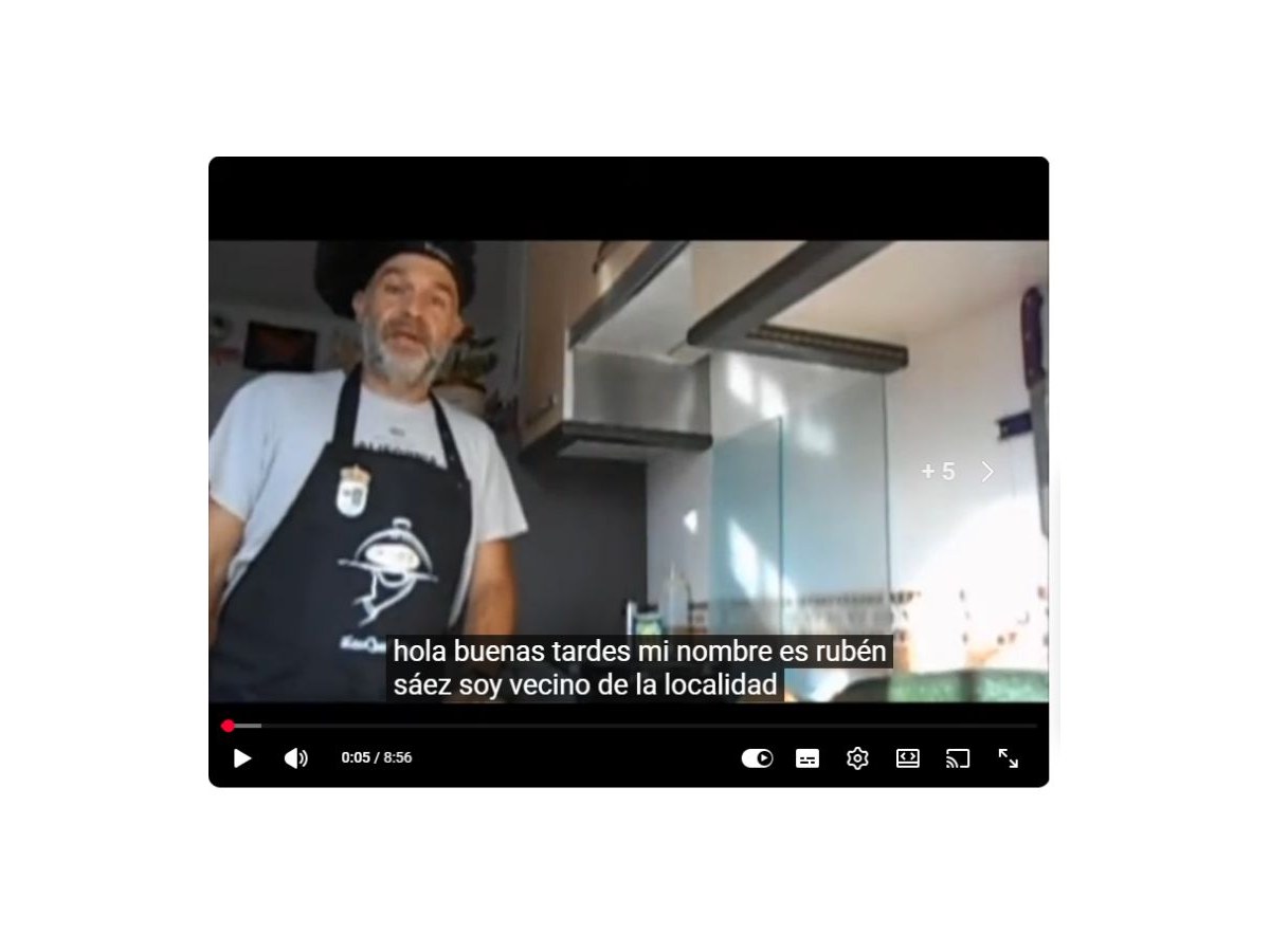Pantalla inicial de Lasagna de verduras Ecochef Terrae 2021