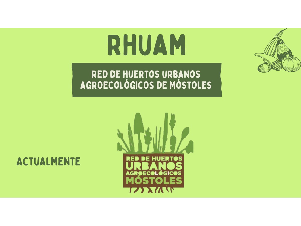 Primera página de Red de huertos urbanos agroecológicos de Móstoles.